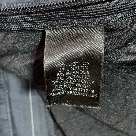 *RARE VTG Guess grey strapless corset top w/pinstripes - small - Picture 5 of 9